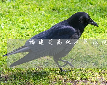 福建省高级人民法院司法救助 福建省高级人民法院司法救助