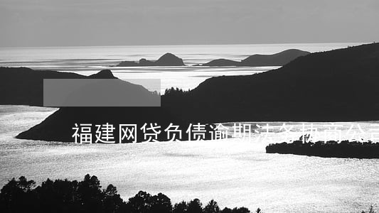 福建网贷负债逾期法务协商公司 福建网贷负债逾期法务协商公司