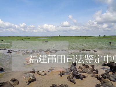 福建莆田司法鉴定中心人身损伤 福建莆田司法鉴定中心人身损伤