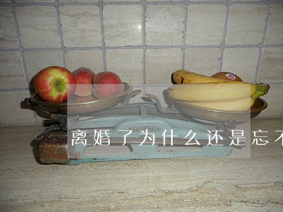 离婚了为什么还是忘不了他 离婚了为什么还是忘不了他