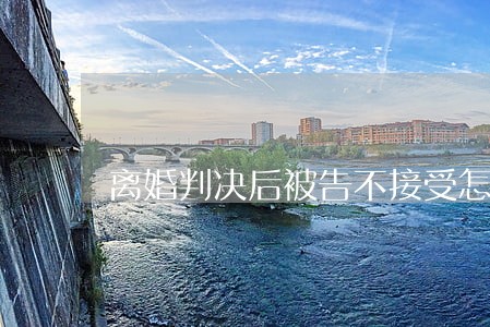 离婚判决后被告不接受怎么办 离婚判决后被告不接受怎么办