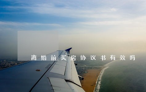 离婚前买房协议书有效吗 离婚前买房协议书有效吗