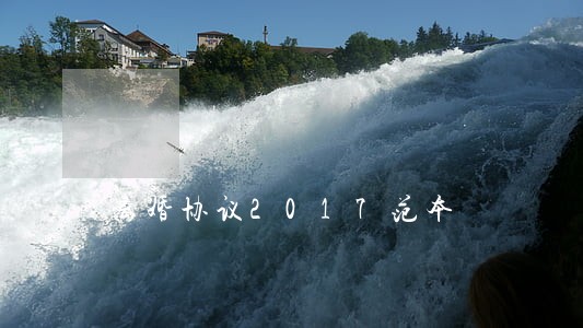 离婚协议2017范本 离婚协议2017范本