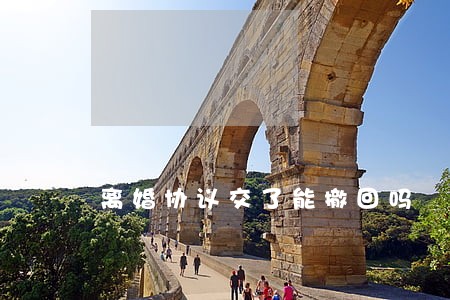 离婚协议交了能撤回吗 离婚协议交了能撤回吗