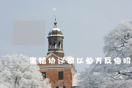 离婚协议可以单方反悔吗 离婚协议可以单方反悔吗
