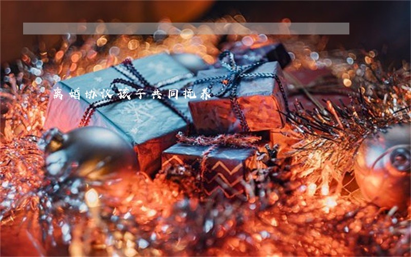 离婚协议孩子共同抚养 离婚协议孩子共同抚养