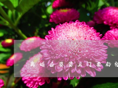 离婚后婆婆上门要彩礼钱 离婚后婆婆上门要彩礼钱