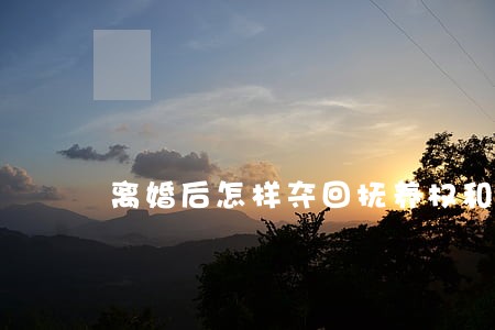 离婚后怎样夺回抚养权和抚养权 离婚后怎样夺回抚养权和抚养权