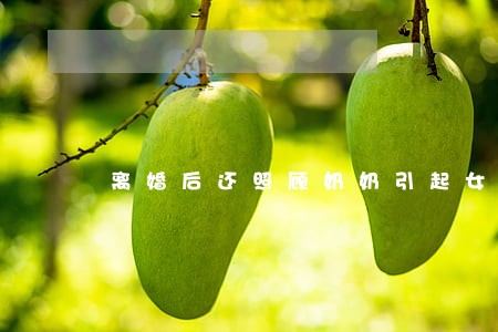 离婚后还照顾奶奶引起女儿不满 离婚后还照顾奶奶引起女儿不满