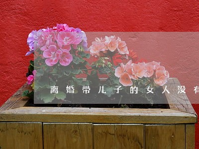 离婚带儿子的女人没有人要吗 离婚带儿子的女人没有人要吗