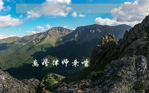 离婚律师亲嘴 离婚律师亲嘴