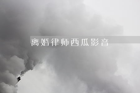 离婚律师西瓜影音 离婚律师西瓜影音