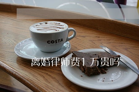 离婚律师费1万贵吗