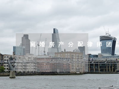 离婚房产分配律师团队 离婚房产分配律师团队