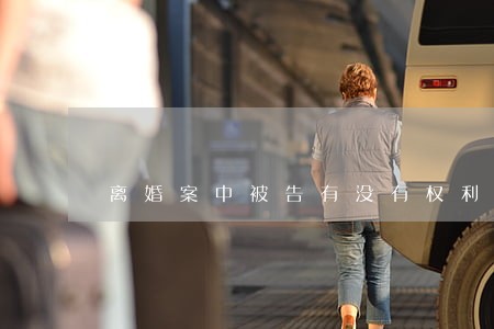 离婚案中被告有没有权利中止诉讼 离婚案中被告有没有权利中止诉讼