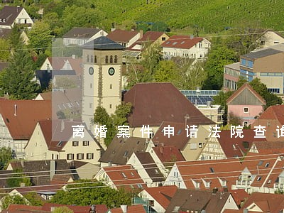 离婚案件申请法院查询银行存款 离婚案件申请法院查询银行存款
