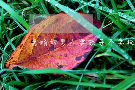 离婚的男人要孩子不要抚养费 离婚的男人要孩子不要抚养费