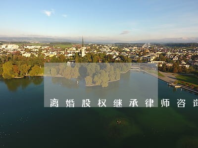 离婚股权继承律师咨询 离婚股权继承律师咨询