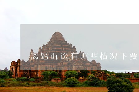 离婚诉讼有哪些情况下要上诉 离婚诉讼有哪些情况下要上诉
