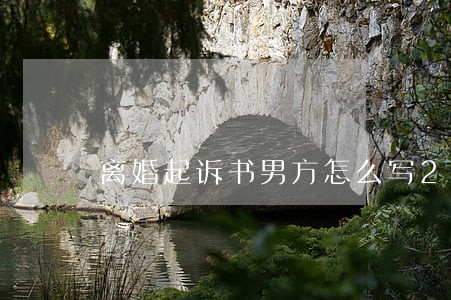 离婚起诉书男方怎么写2021 离婚起诉书男方怎么写2021