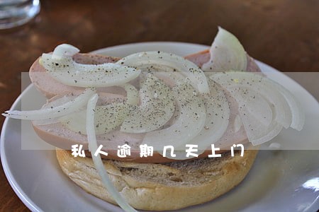 私人逾期几天上门