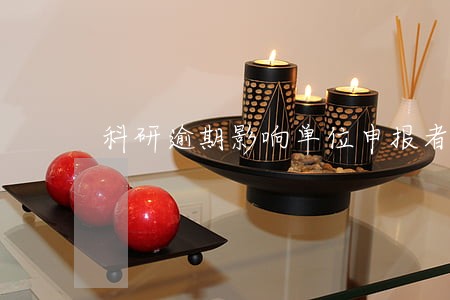 科研逾期影响单位申报者