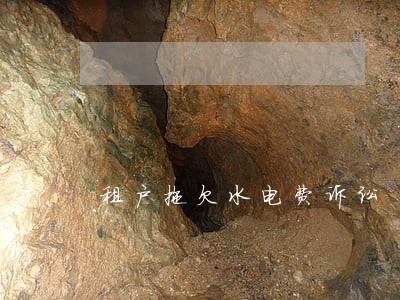 租户拖欠水电费诉讼 租户拖欠水电费诉讼