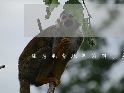 租房电费账单逾期了会影响征信吗 租房电费账单逾期了会影响征信吗