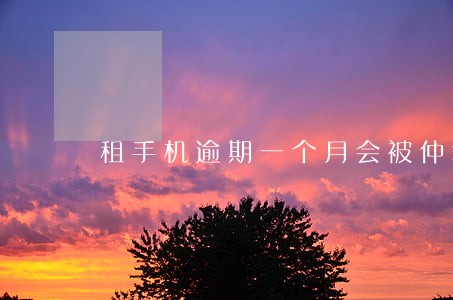 租手机逾期一个月会被仲裁吗 租手机逾期一个月会被仲裁吗