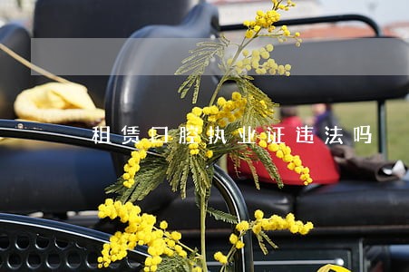 租赁口腔执业证违法吗 租赁口腔执业证违法吗