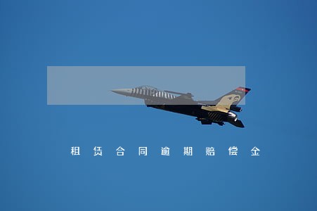 租赁合同逾期赔偿金 租赁合同逾期赔偿金