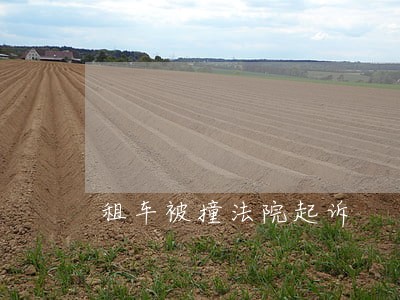 租车被撞法院起诉 租车被撞法院起诉
