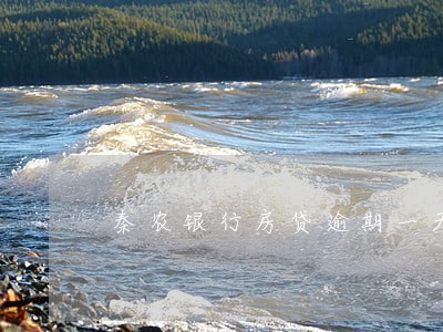 秦农银行房贷逾期一天怎么办 秦农银行房贷逾期一天怎么办