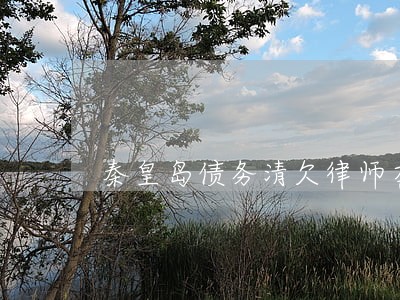 秦皇岛债务清欠律师在线咨询