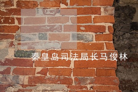 秦皇岛司法局长马俊林 秦皇岛司法局长马俊林
