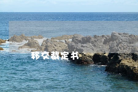 移交裁定书