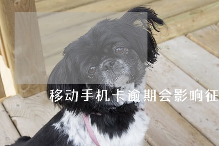 移动手机卡逾期会影响征信吗 移动手机卡逾期会影响征信吗