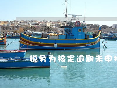 税务为核定逾期未申报 税务为核定逾期未申报