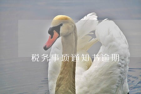税务事项通知书逾期 税务事项通知书逾期