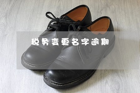 税务变更名字逾期 税务变更名字逾期