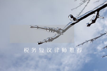 税务复议律师推荐 税务复议律师推荐