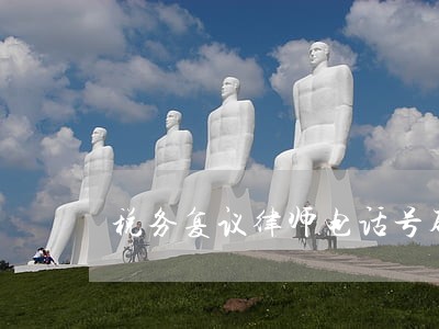 税务复议律师电话号码 税务复议律师电话号码