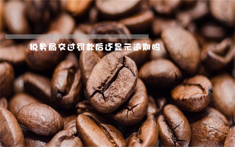 税务局交过罚款后还显示逾期吗 税务局交过罚款后还显示逾期吗