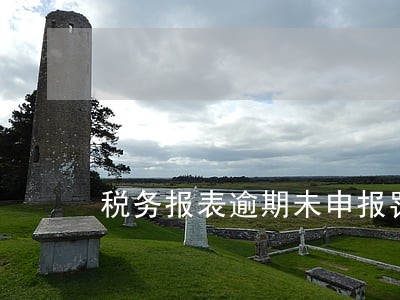税务报表逾期未申报罚款 税务报表逾期未申报罚款