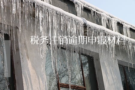 税务注销逾期申报材料 税务注销逾期申报材料
