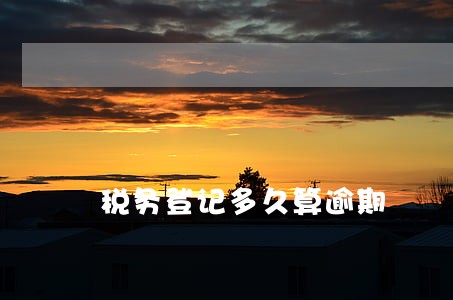 税务登记多久算逾期 税务登记多久算逾期