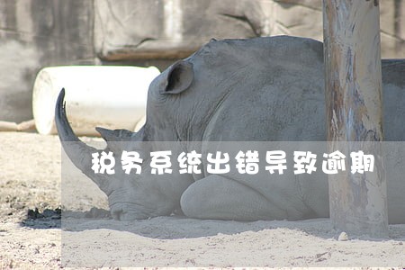 税务系统出错导致逾期 税务系统出错导致逾期