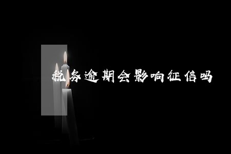 税务逾期会影响征信吗 税务逾期会影响征信吗