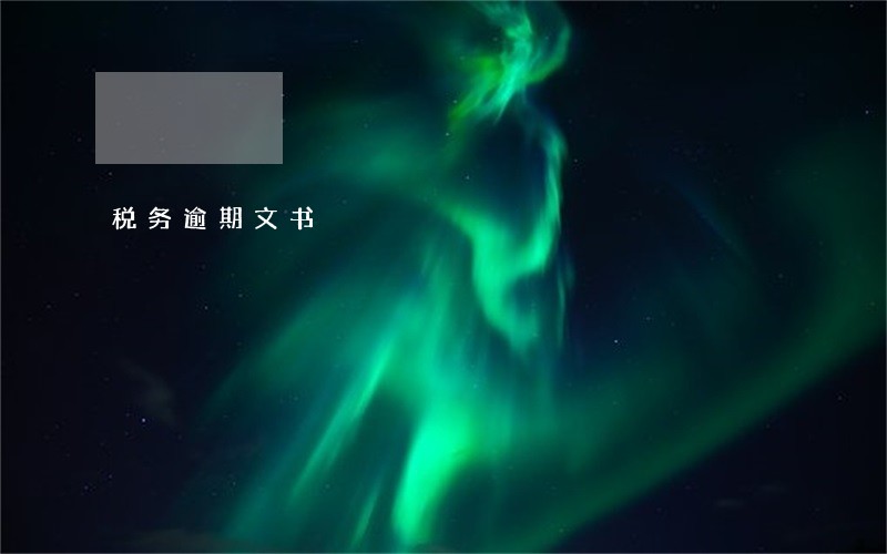 税务逾期文书 税务逾期文书