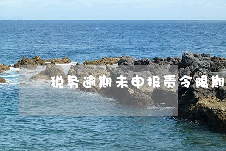 税务逾期未申报责令限期整改 税务逾期未申报责令限期整改